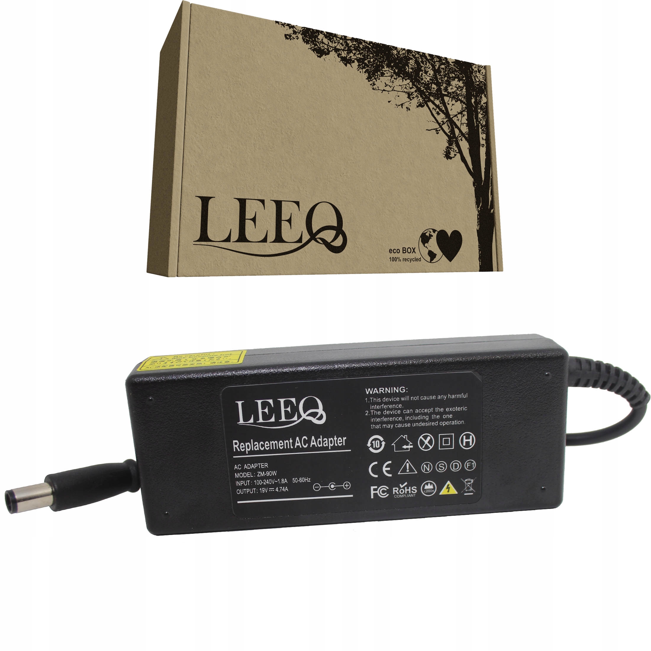 

Ładowarka 90W do Hp 19V 4,74A 7,4x5,0mm pin