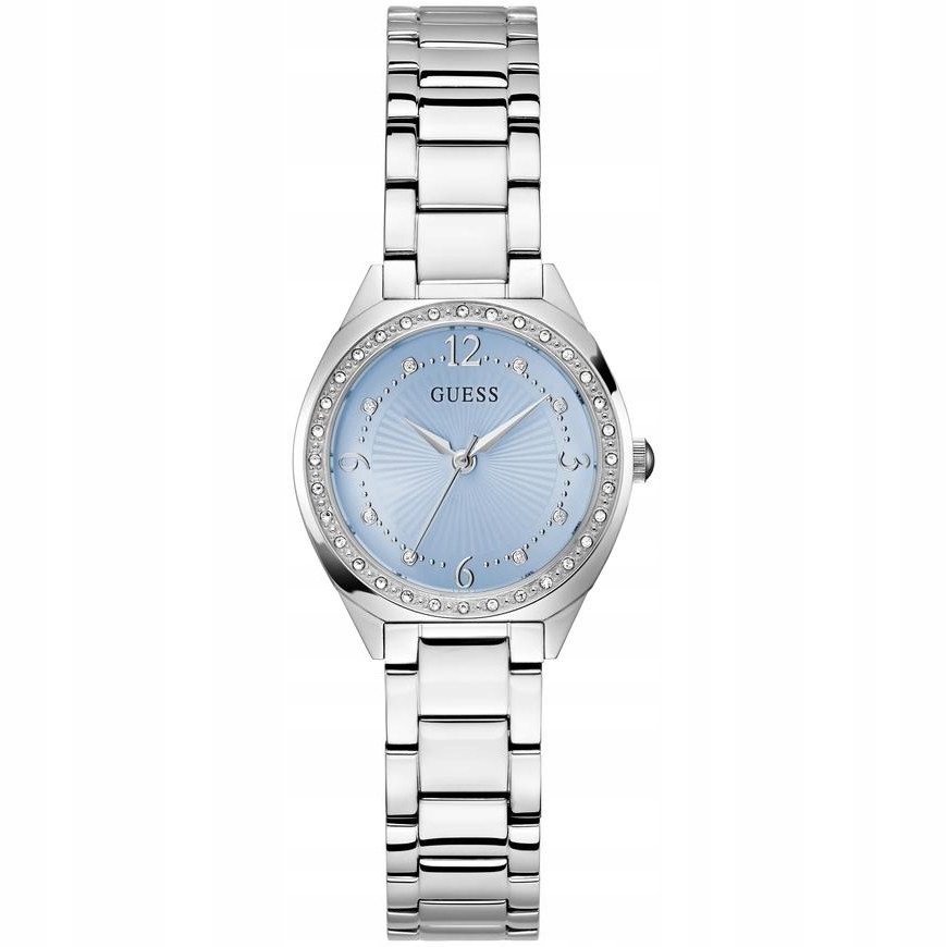 Dámské hodinky Guess GW0767L6 Zirkony stříbrné