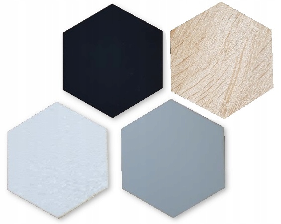 

Panel dekoracyjny hexagon heksagon 7cm 10sz