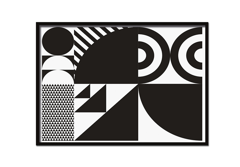 

Obraz Plakat W Ramie 53x73 cm Geometric Pozio P918