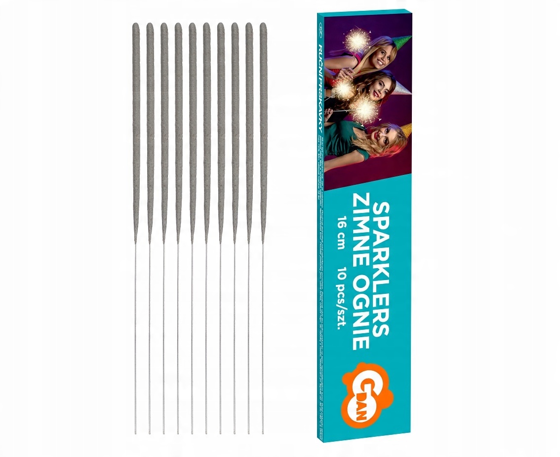 

Zimne Sztuczne Ognie 16 CM 10 Szt