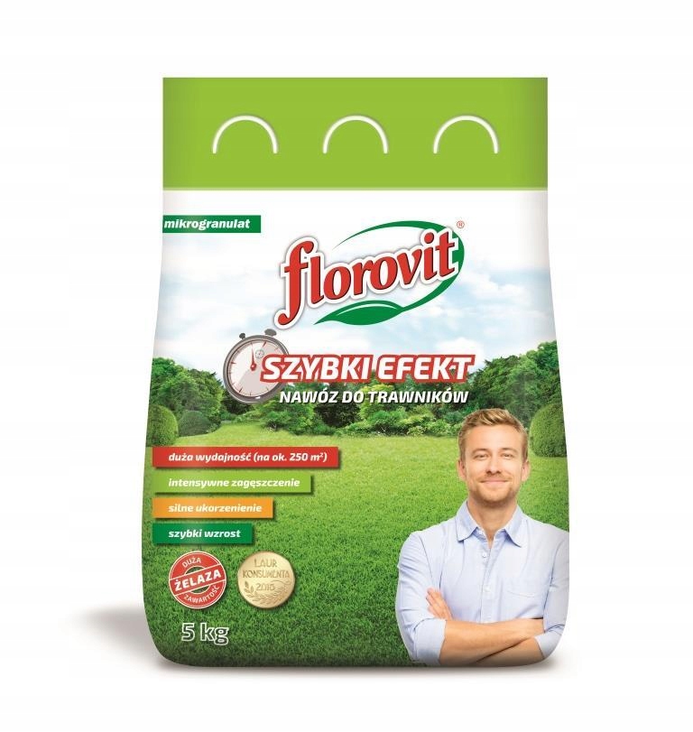 

Nawóz do trawników szybki efekt 5 kg Florovit