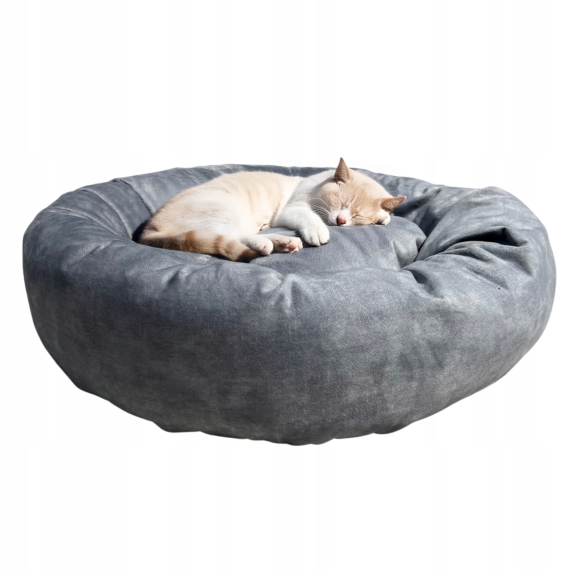 Levně Pelíšek pro kočky, obláček pro kočky šedý, 80 cm