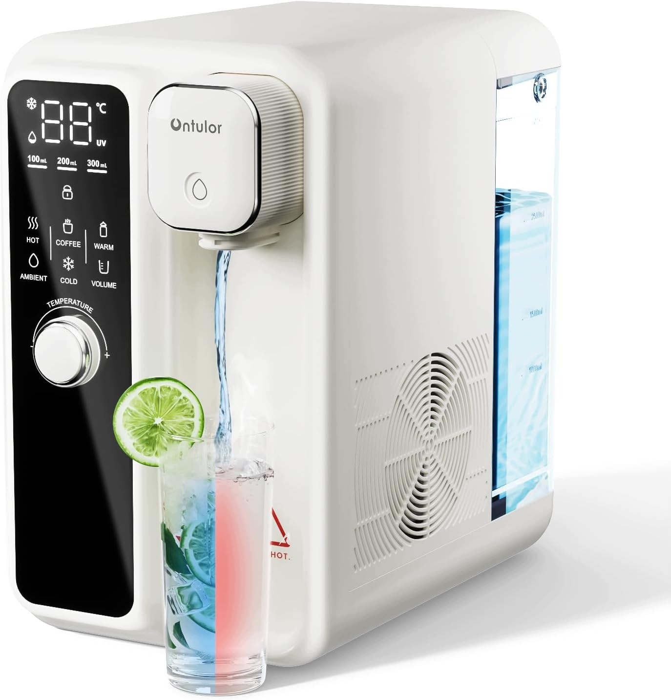 Ontulor HC1 filtr oczyszczacz wody nablatowy dystrybutor gorąca zimna 3,5l