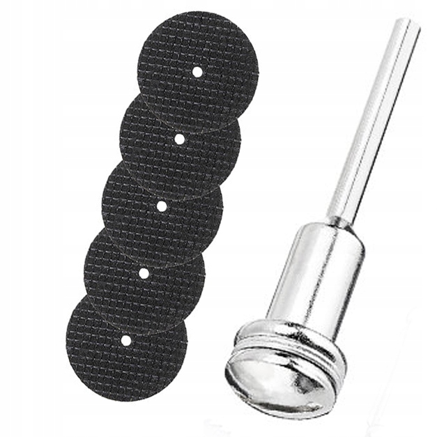 Sada 5 Řezacích Kotoučů Pro Mini Brusku Stopka Pro Řezání Kovu Plast