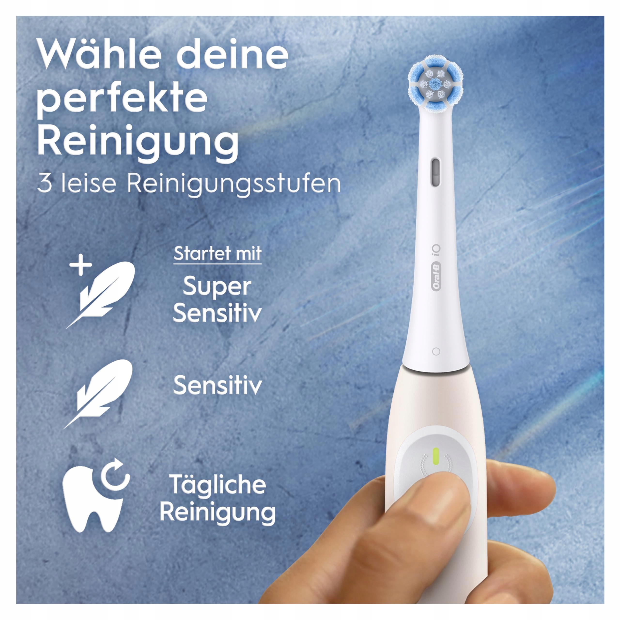 ORAL-B IO Series 2 Szczoteczka Elektryczna 3 Tryby Magnetyczna Różowa — miniatura 3