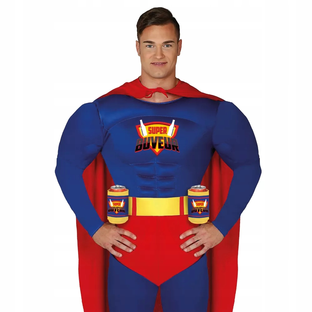 Kostým pro dospělé Super-párty s pláštěm M