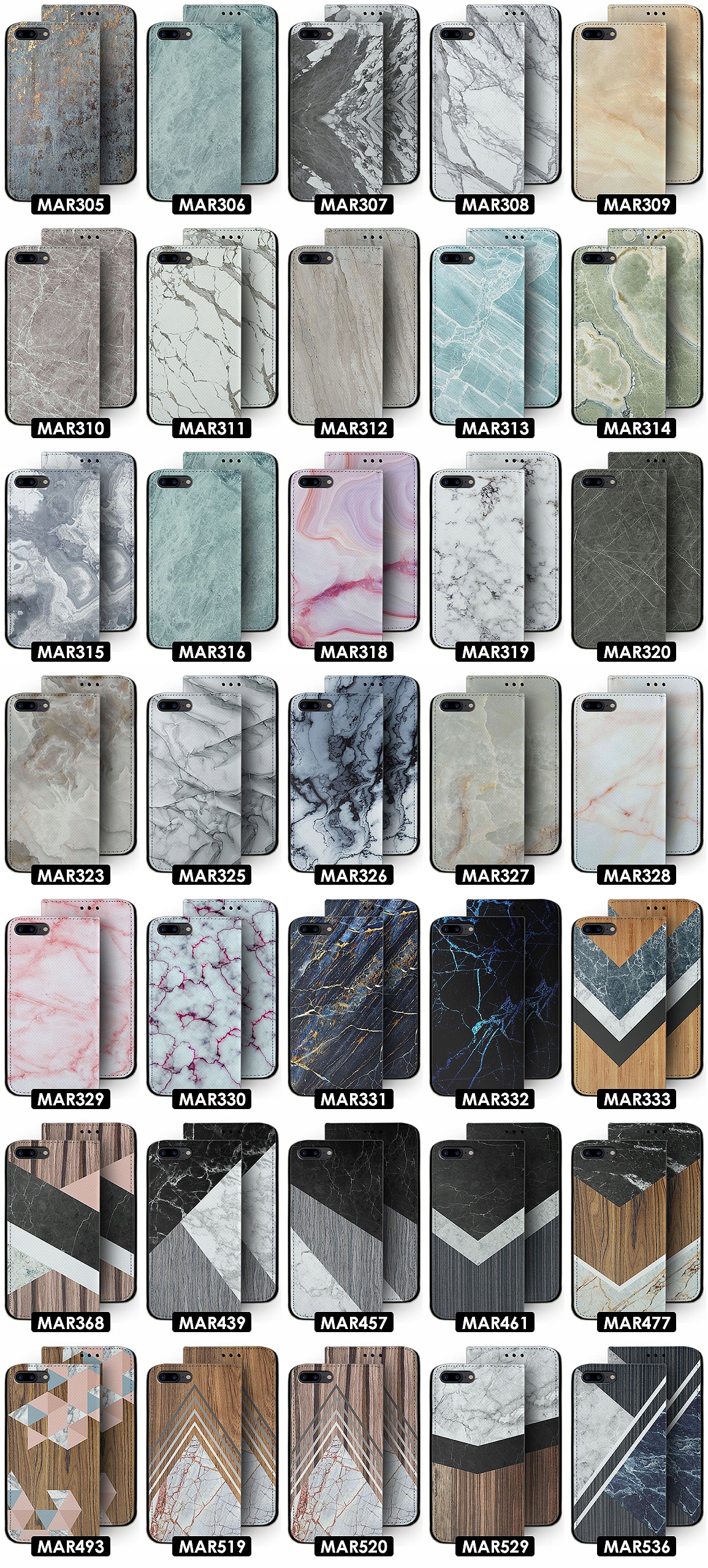 ETUI Z KLAPKĄ CASE POKROWIEC PORTFEL DO APPLE IPHONE 7 8 PLUS WZORY Dedykowana marka Apple