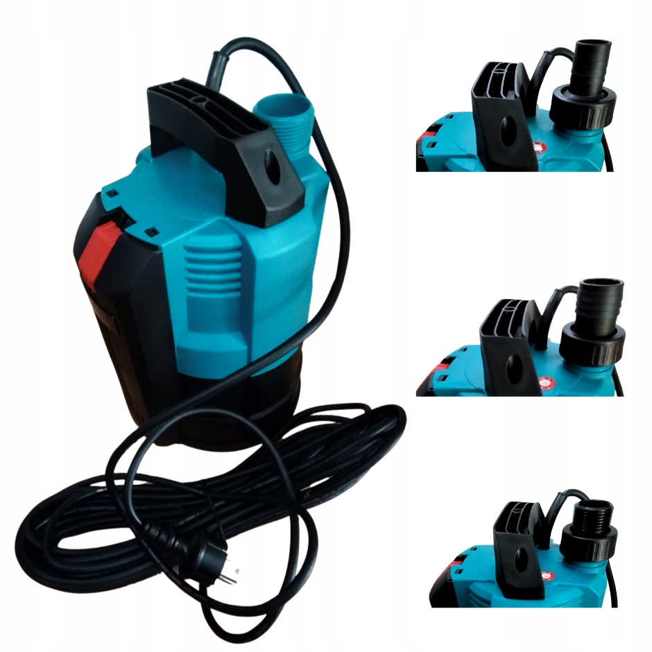 Ibo Pompa zatapialna do lekko brudnej wody Ipc 550 z wbudowanym pływakiem