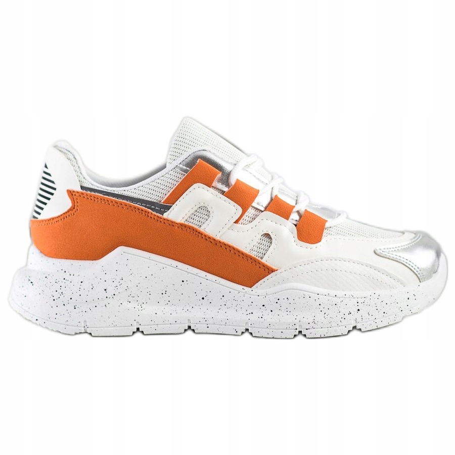 

Białe Pomarańczowe Buty Ideal Shoes r.38