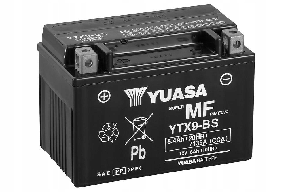 Yuasa W/c Bezúdržbová batéria s továrenskou aktiváciou YTX9 Fa YTX9
