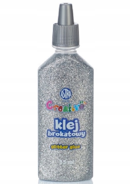 

Klej Brokatowy Z Brokatem 35ml Srebrny Astra