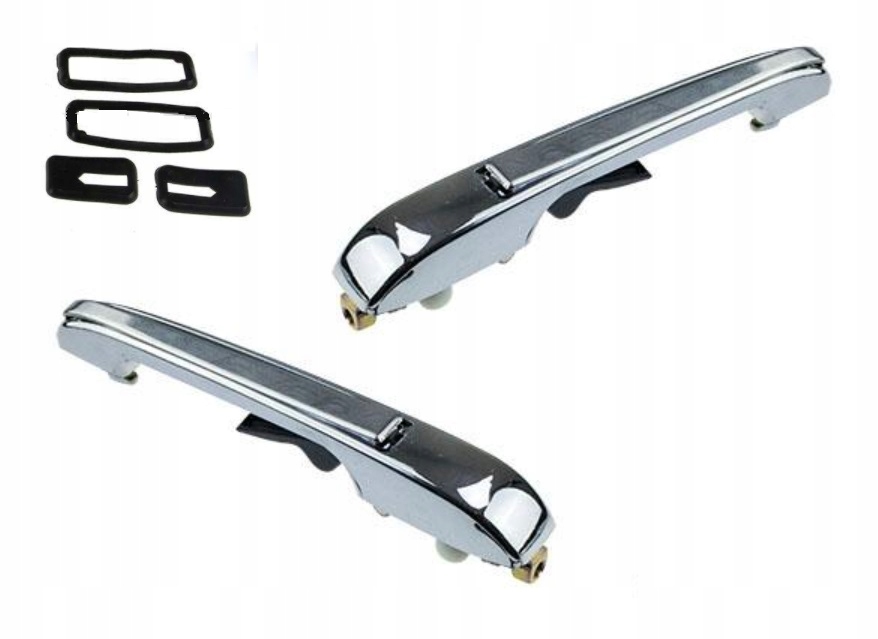 KLAMKA klamki DRZWI TYŁ GOLF MK1 mk2 Jetta I CHROM