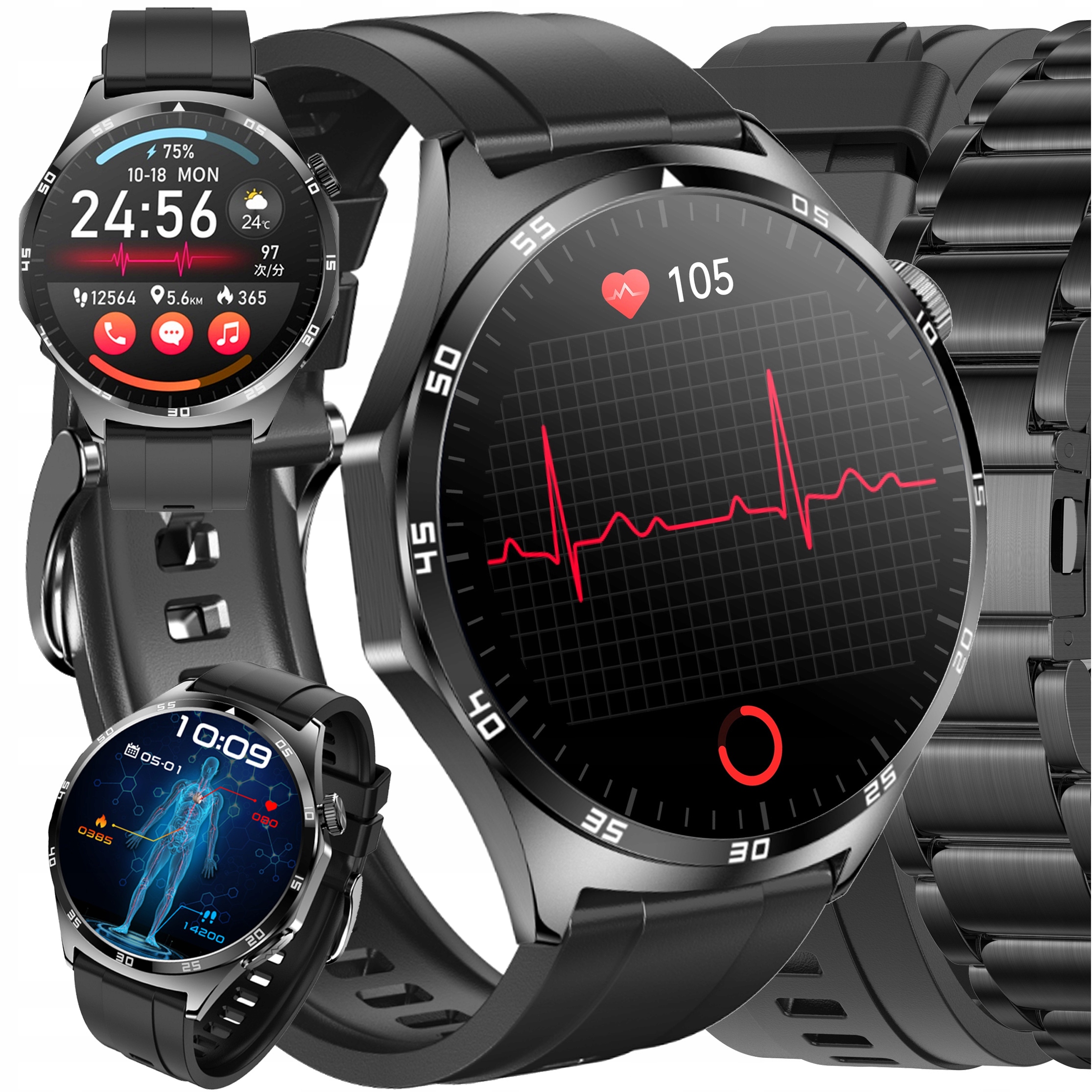 Hodinky Chytré Hodinky hovory spánek měření tepu zdravotní funkce Pro Pl