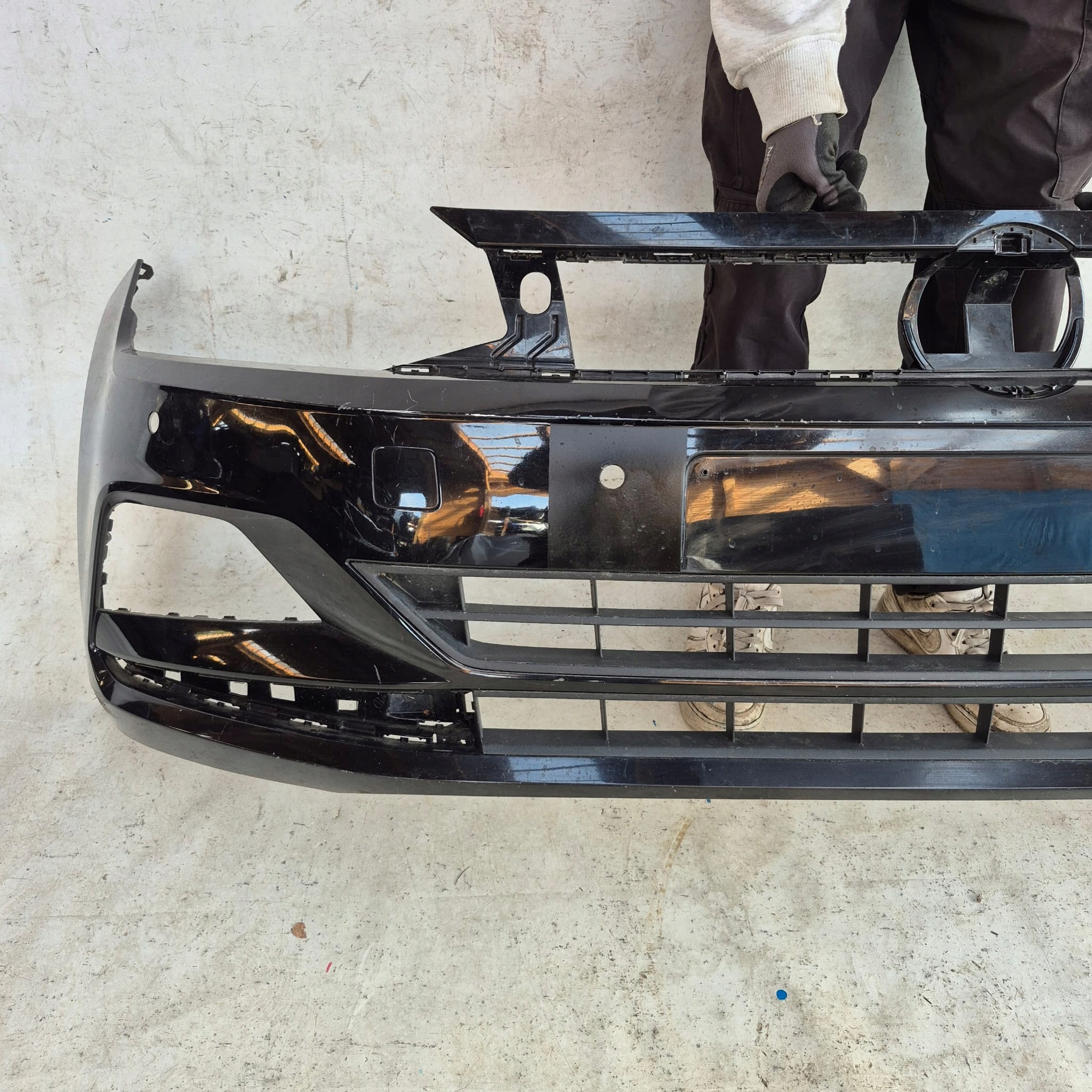 VW POLO VI 6 2G 17-21 bumper front front PDC