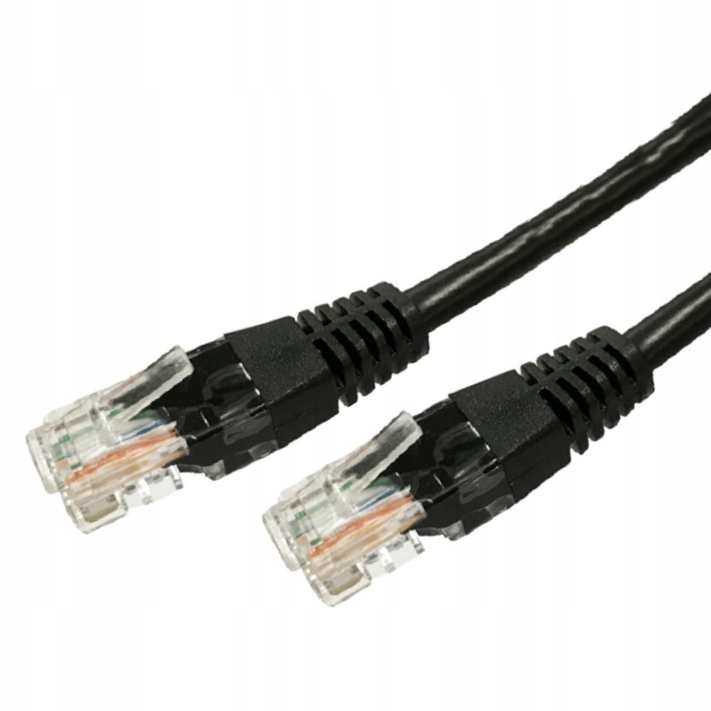 Tb Kabel Patchcord miedziany kat. 5e RJ45 Utp 1,5m czarny