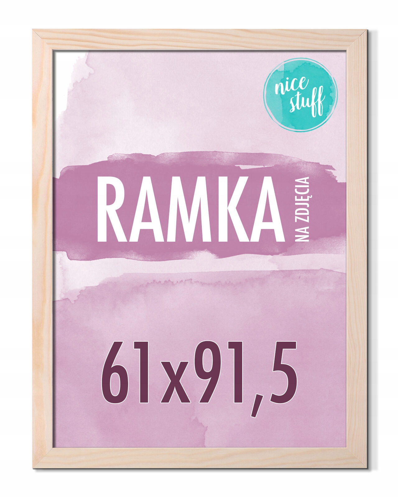 Ramka Na Zdjęcia 61x91,5 ramki na zdjęcie duża plakat rama drewniana sosna