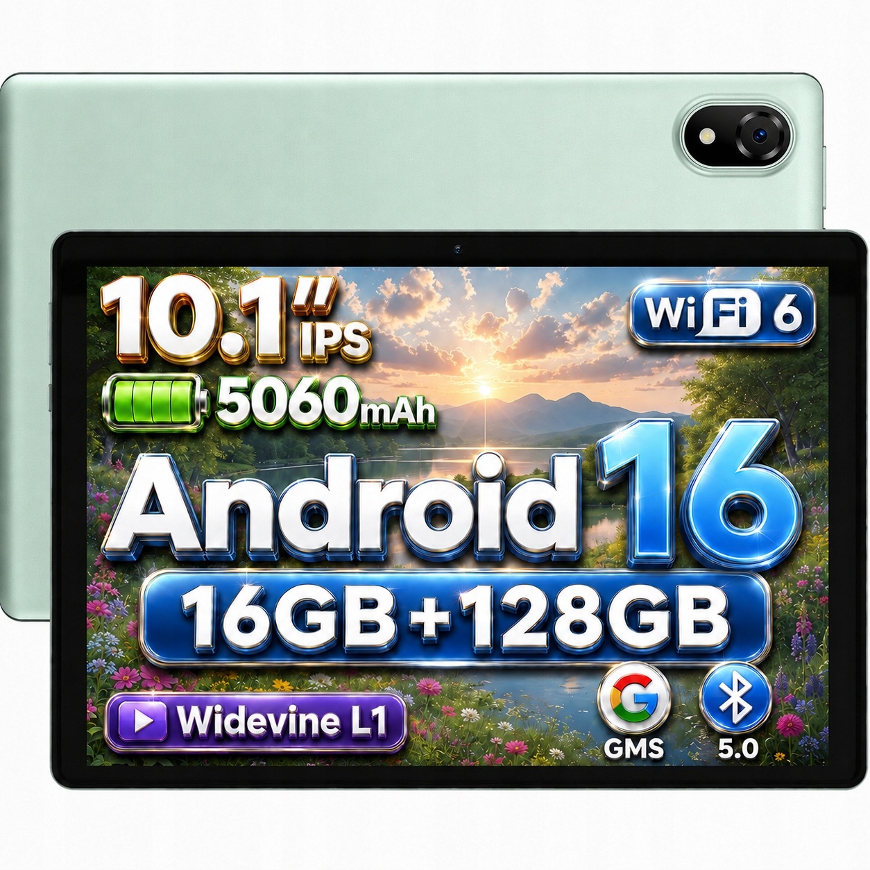Tablet Dla Dzieci Doogee U10 10,1" 16/128GB Android 13 5060mAh 1TB/GMS/WIFI
