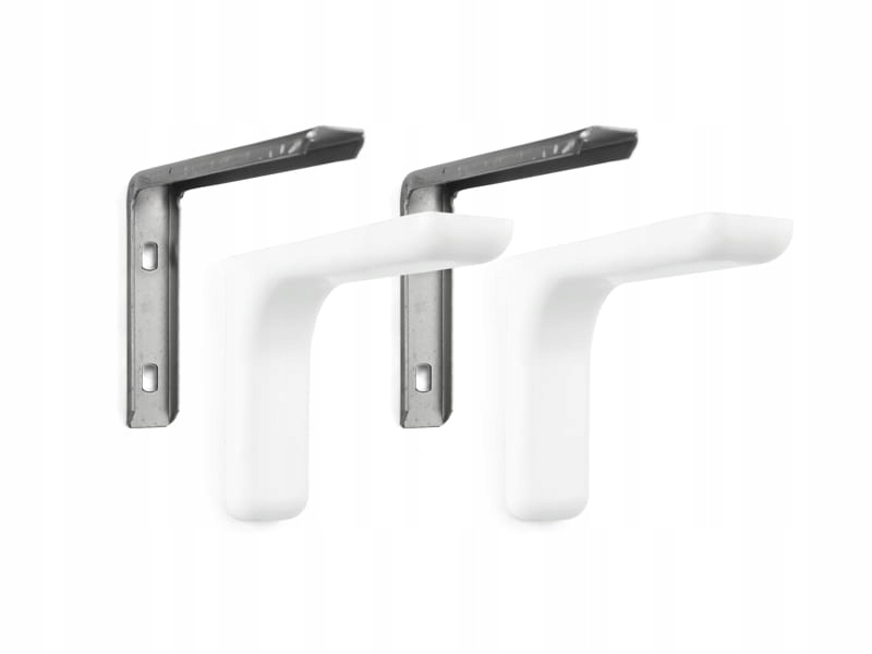 

Wspornik Kątownik Półki Z Maskownicą 120 mm Biały