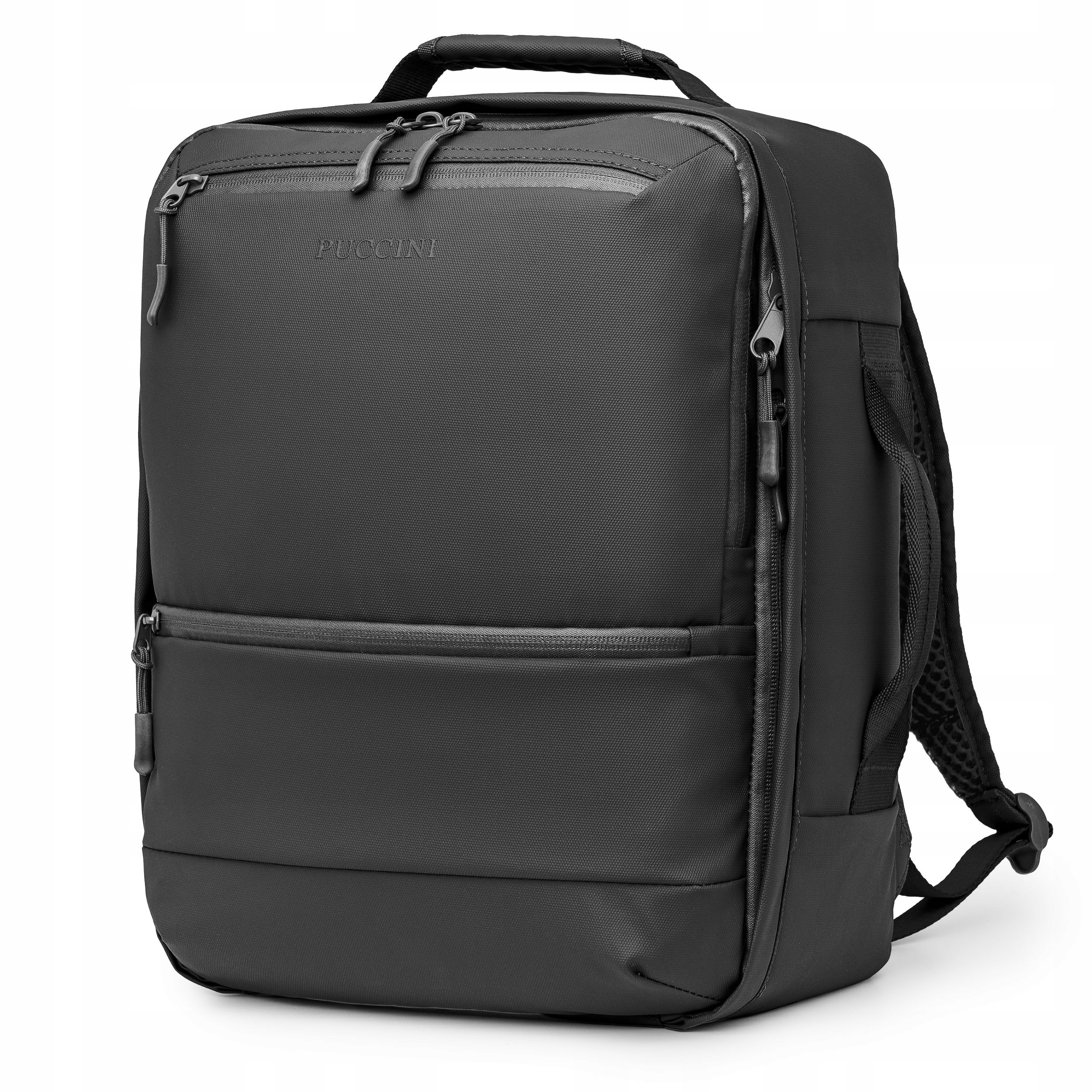 Batoh Do Letadla 40x30x20 Ryanair Voděodolný Puccini Černý PM90361-1