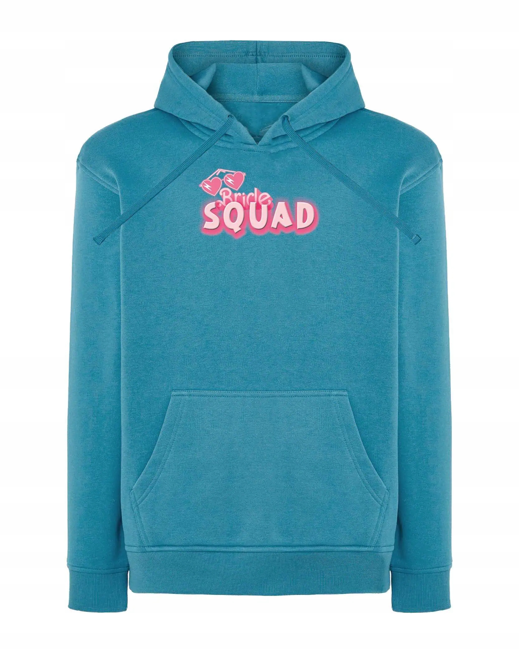 Mikina s kapucí pro družičku Svatba Dámská nevěsta Modrá XL