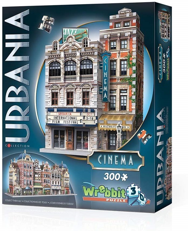 Puzzle 3D Wrebbit Urbania Collection Cinema Kino 300 elementów 12+