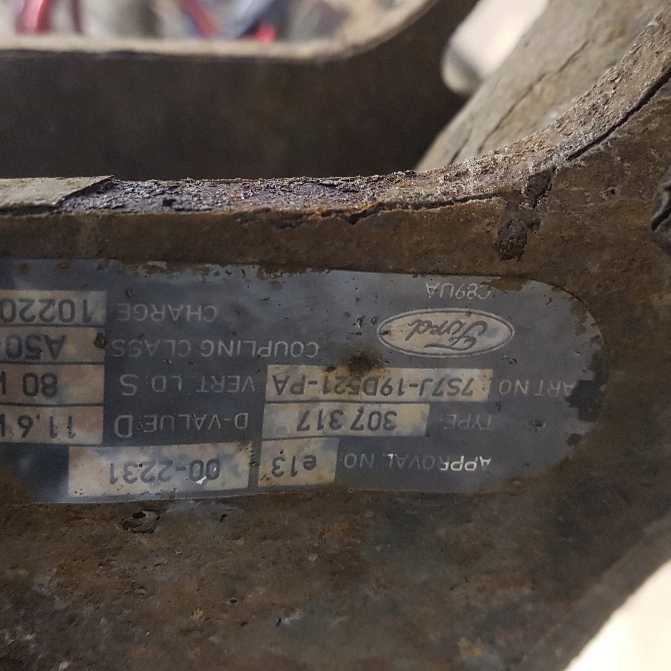 HAK FORD MONDEO MK 4 Numer katalogowy producenta FORD