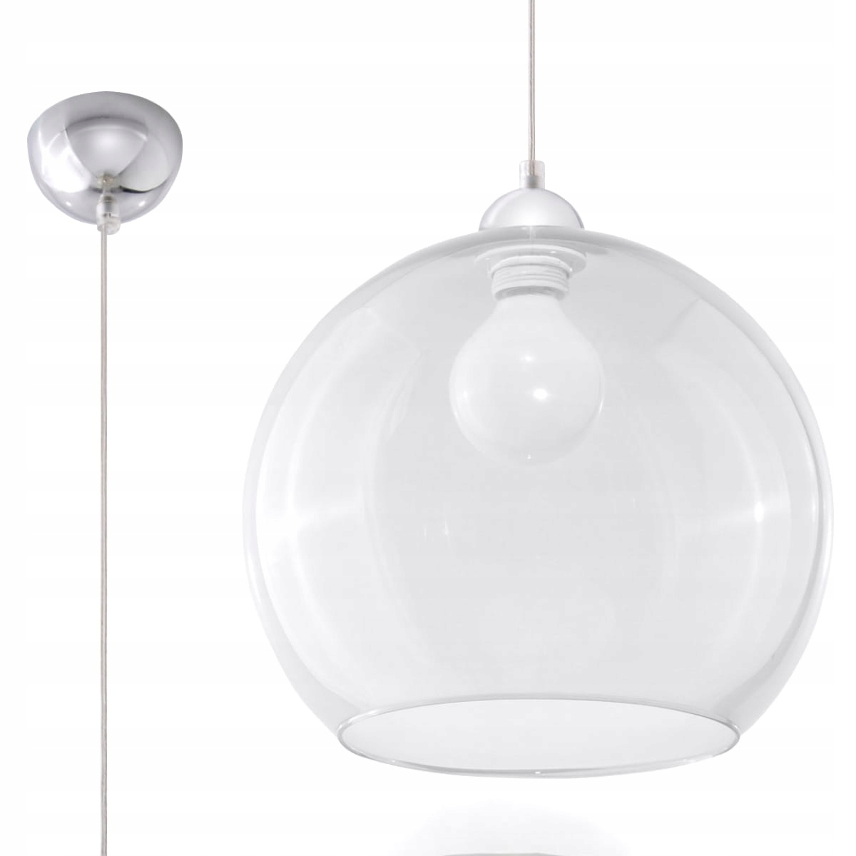 Lampa wisząca Ball transparentny SL.0248 Sollux Lighting