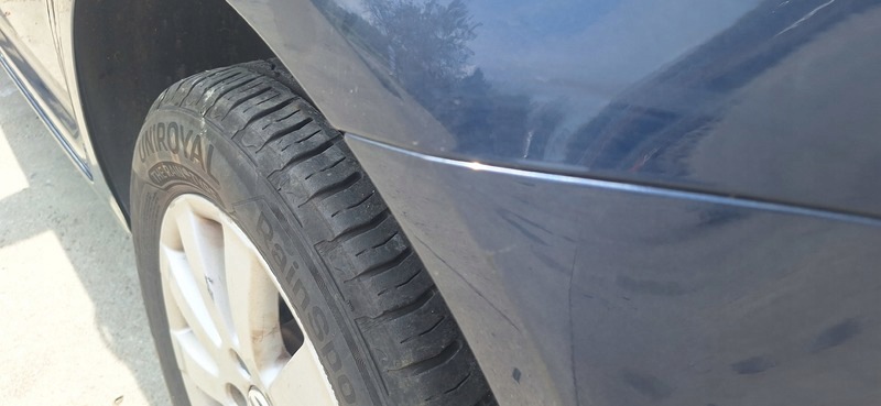 bumper rear VW TOURAN 10- KOD LAK LH5X