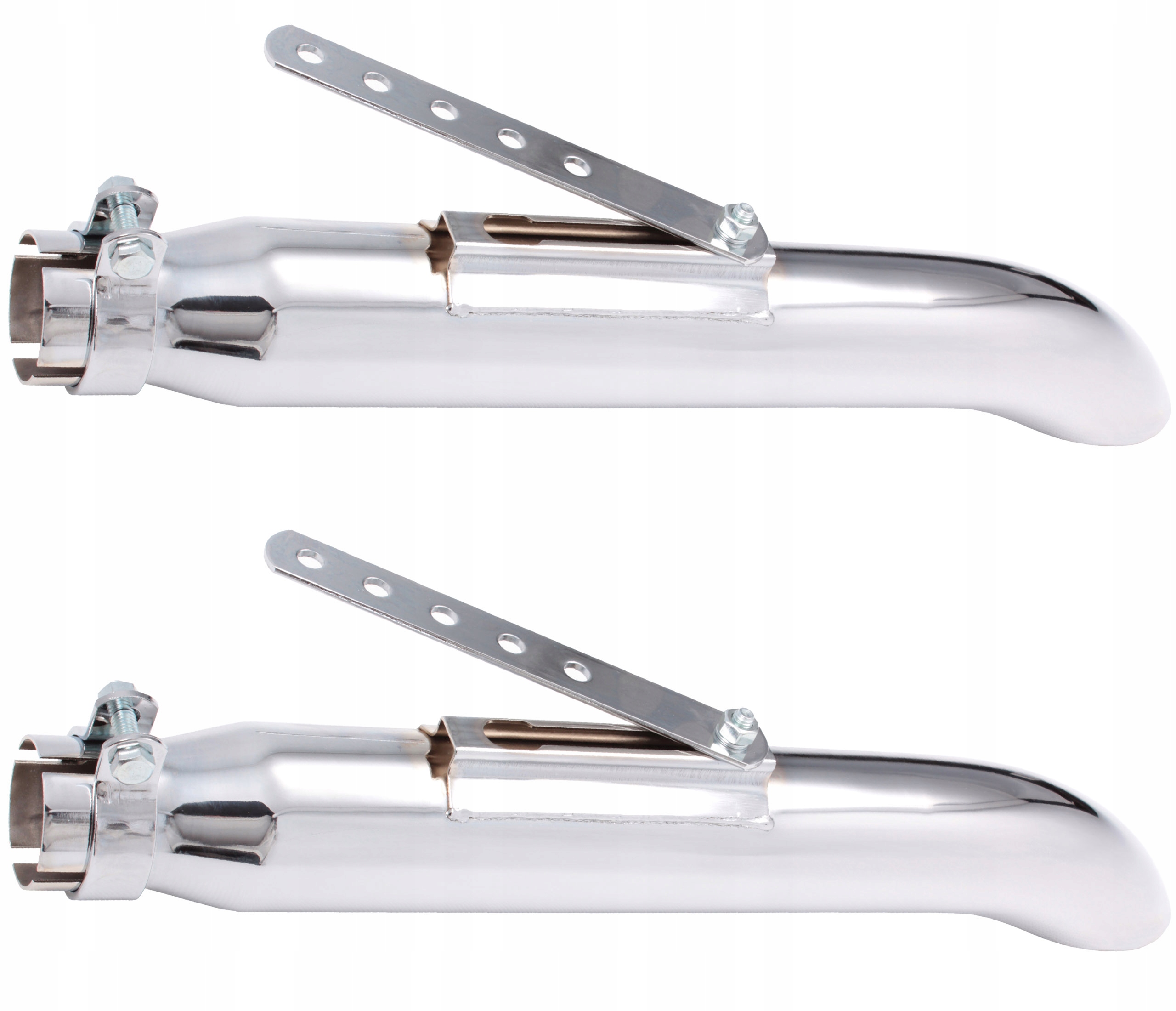 432432343224 - ГЛУШНИК ВИХЛОПНИХ ГАЗІВ ГУЧНИЙ YAMAHA HONDA CHOPPER 2 ШТ.