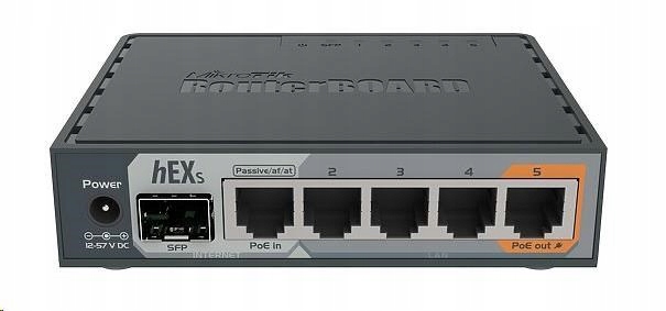 Káblový router MikroTik hEX S