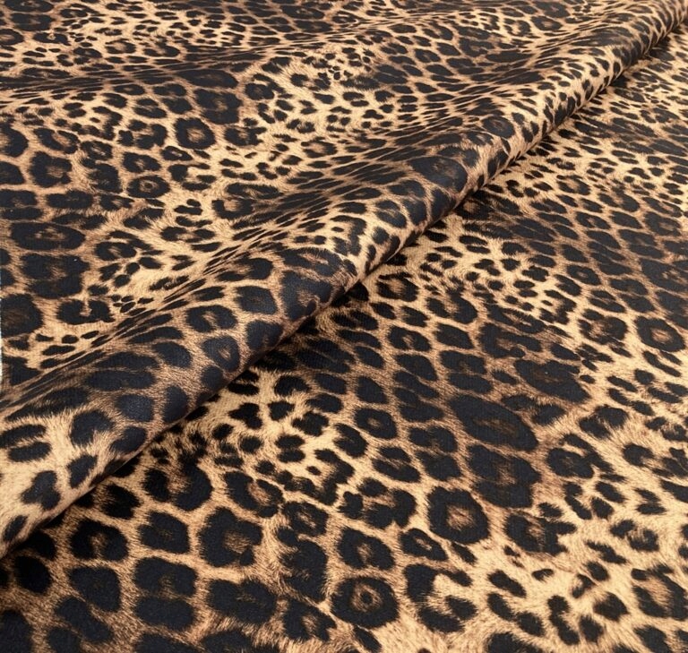 MATERIAŁ PLUSZ WELUR VELVET PANTERKA OBRUS ZASŁONY