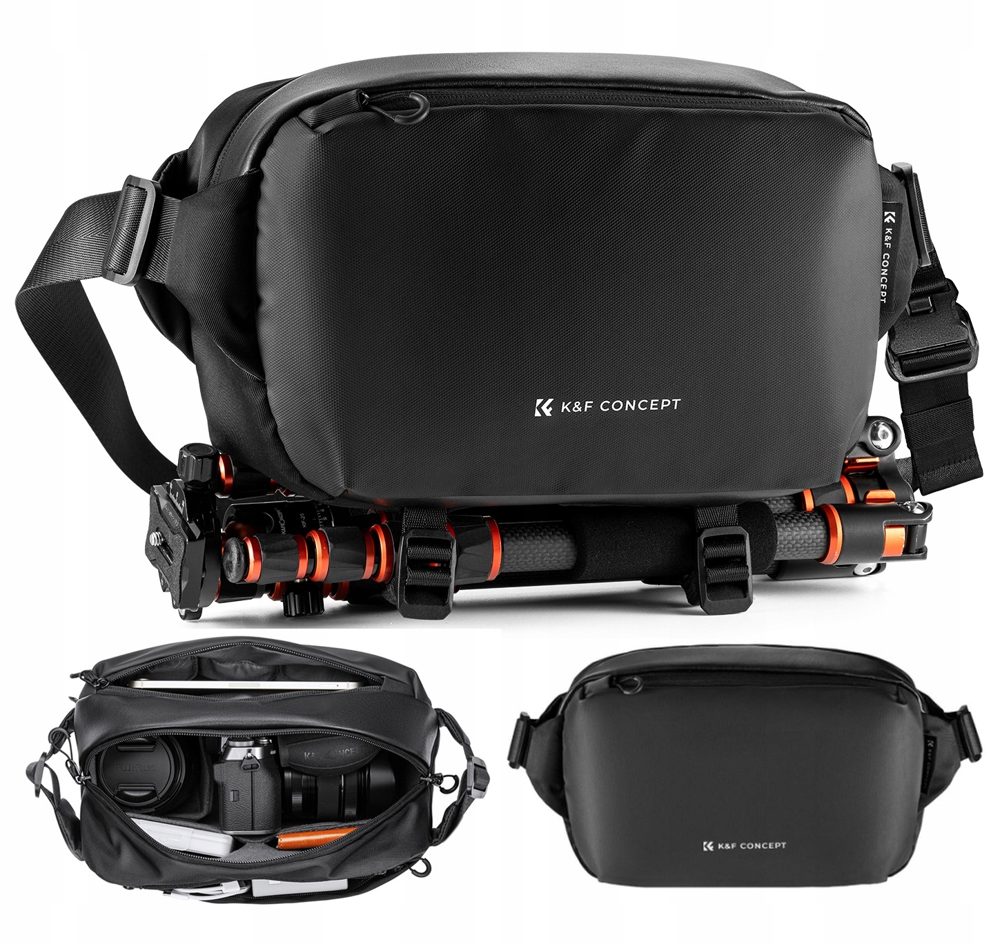 Fotografická taška Kufr Sáček Pouzdro na fotoaparát Kameru Telefon K&f 10L