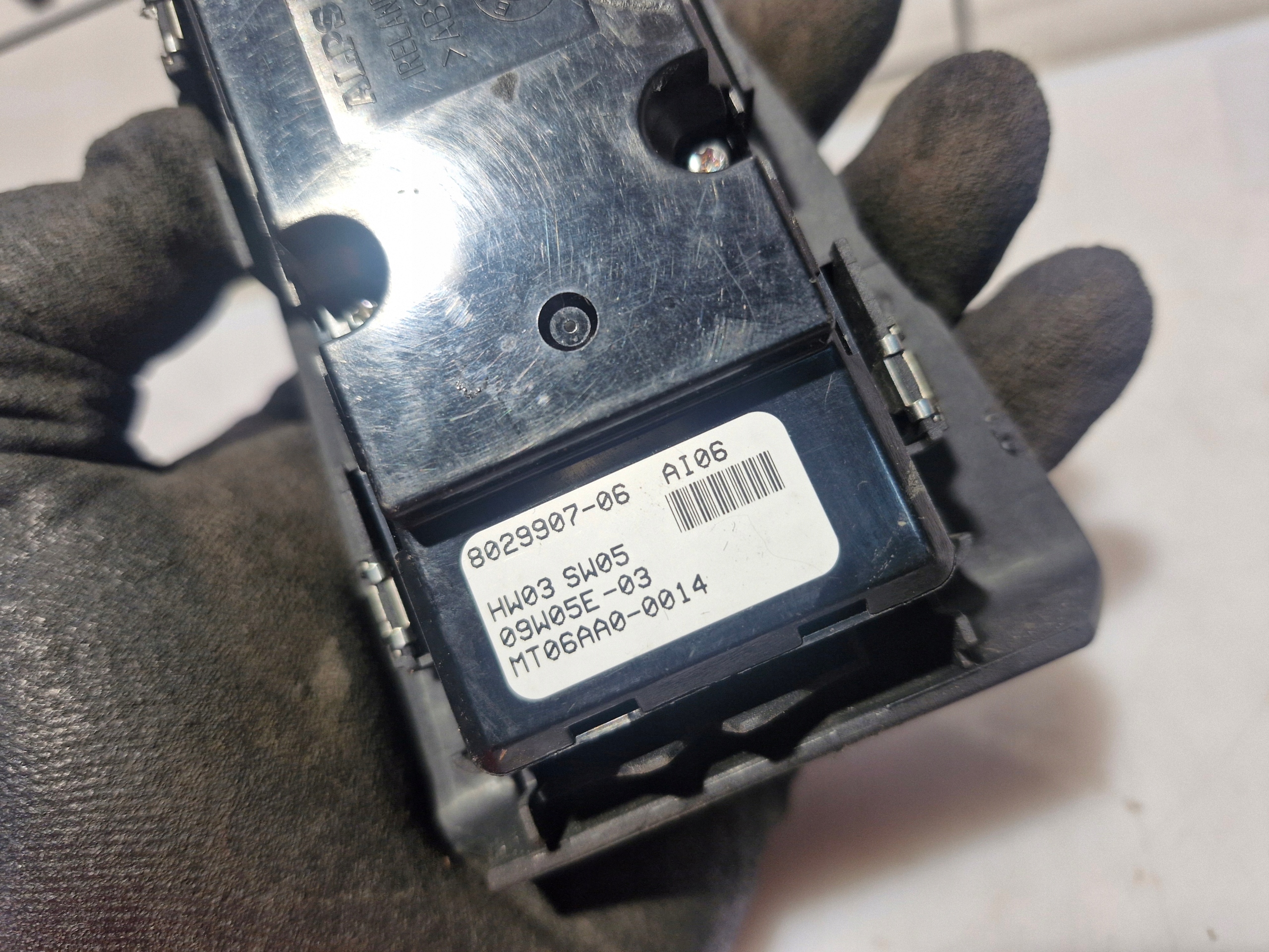 BMW E63 switch control panel of the window driver´s 8029907