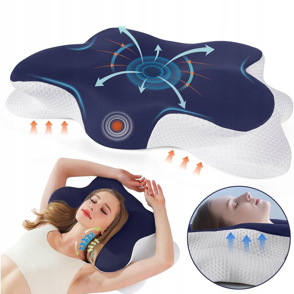 Poduszka Pianki Z Pamięcią Kształtu Ortopedyczna Poduszka Podpierająca Kark