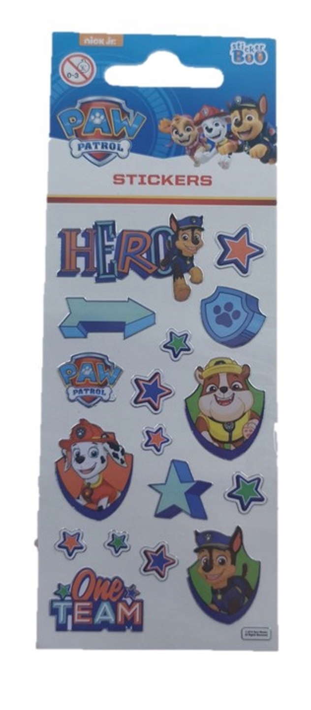 

Naklejki Psi Patrol Nalepki Chase Marshall Rubble