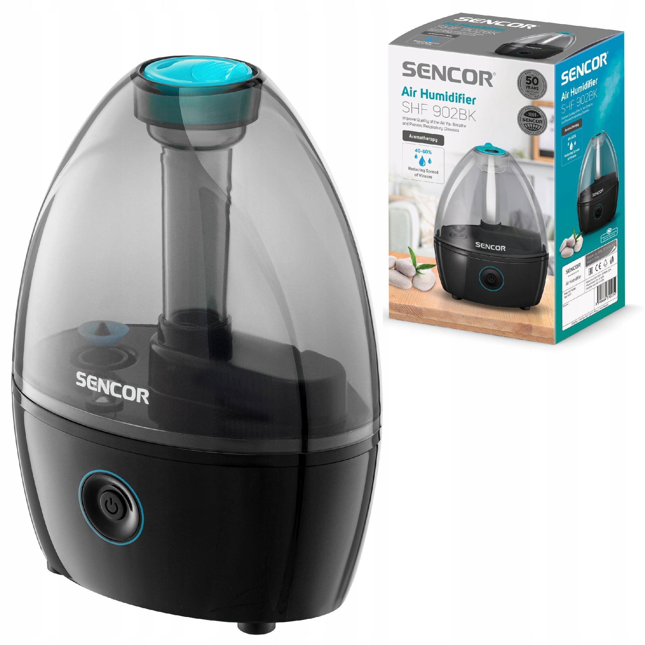 Sencor SHF 902BK 0,9l 18m2