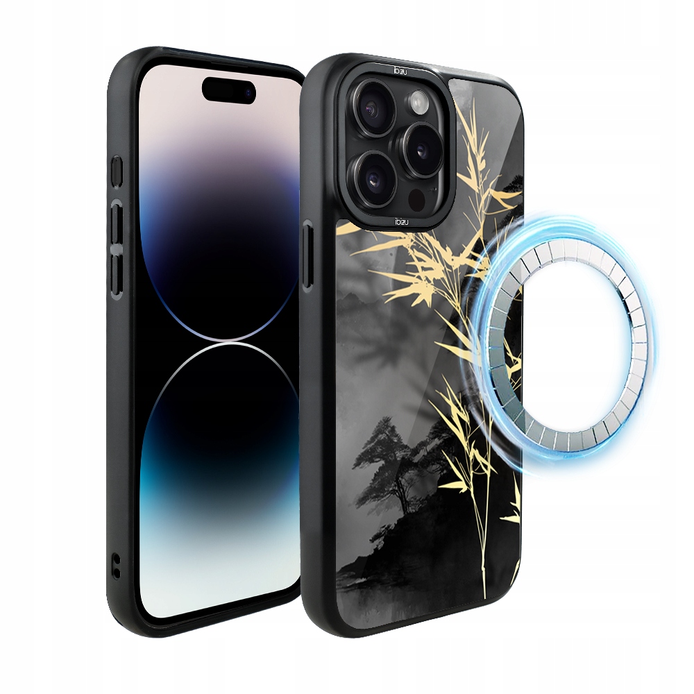 iPhone 14 Pro Ibizu DropGuard matné Pouzdro s MagSafe, zlatý bambus