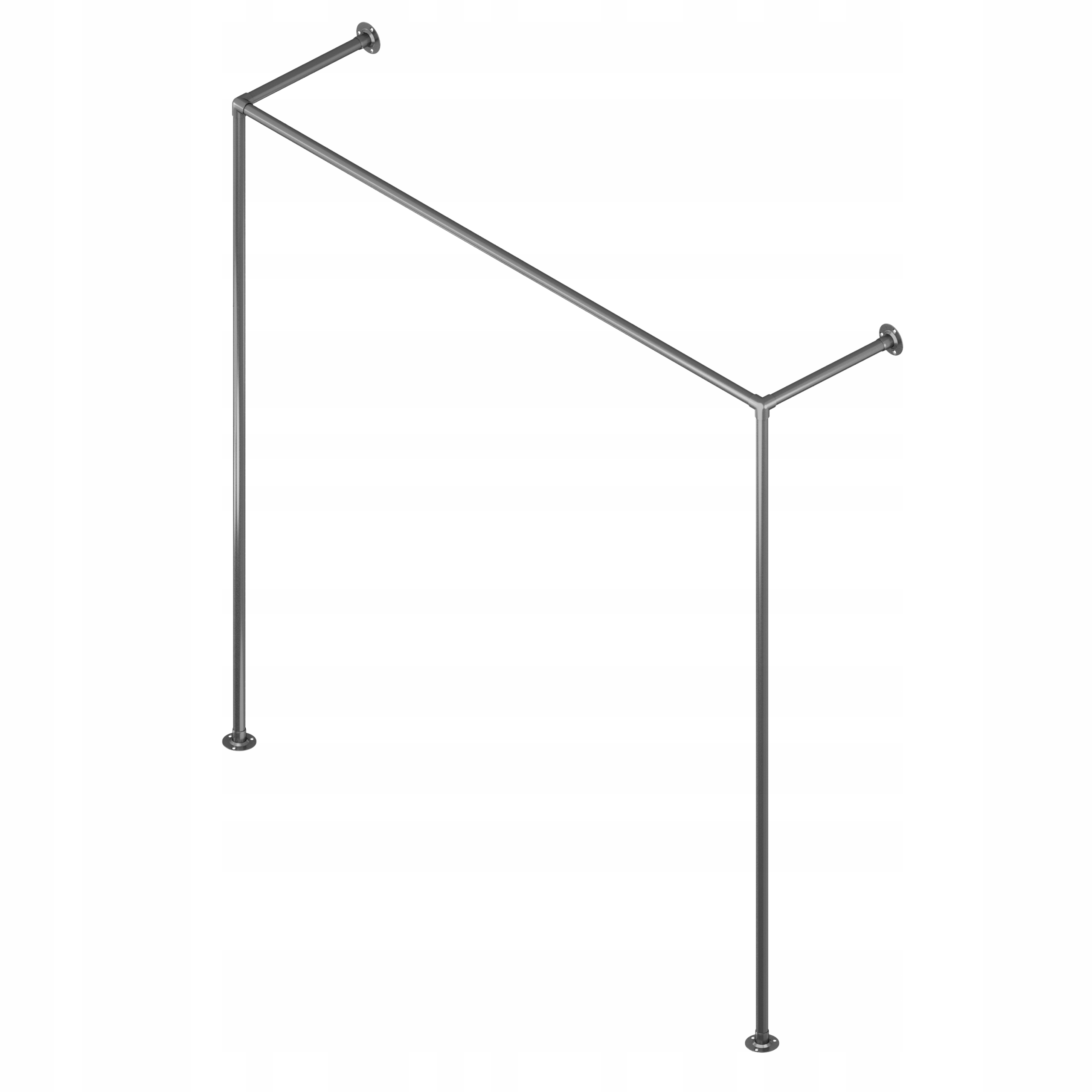 Věšák Na Oblečení Loft 151x150 cm 25 mm Hotse Grafit