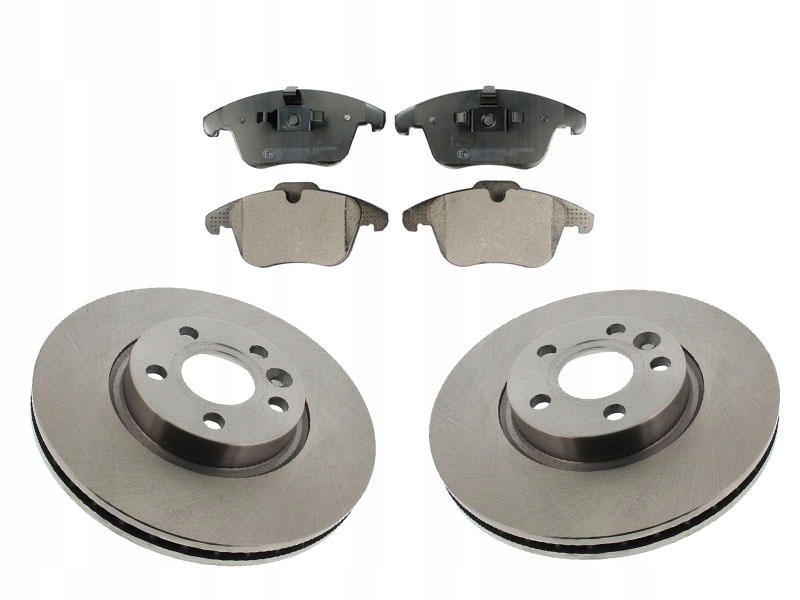 2x Kotouče 4x Brzdové Destičky Ford S-max Galaxy 2 II Volvo V70 S60 S80