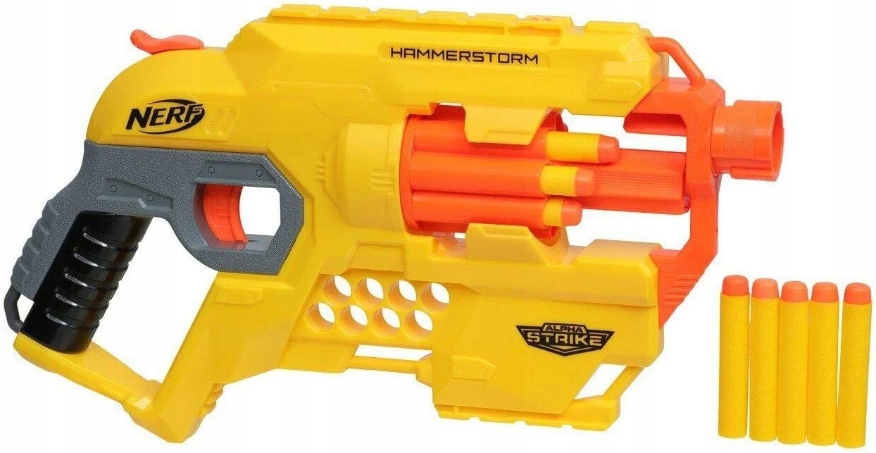 NERF E6748 WYRZUTNIA ALPHA STRIKE HAMMERSTORM Rodzaj pistolety