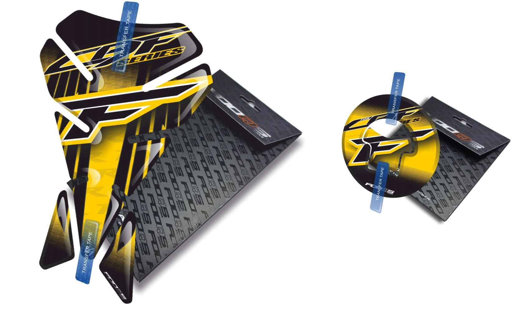 Tank-pad Cap-pad V1 od firmy Fooqs pro Honda Cbf 125 250 Žlutý