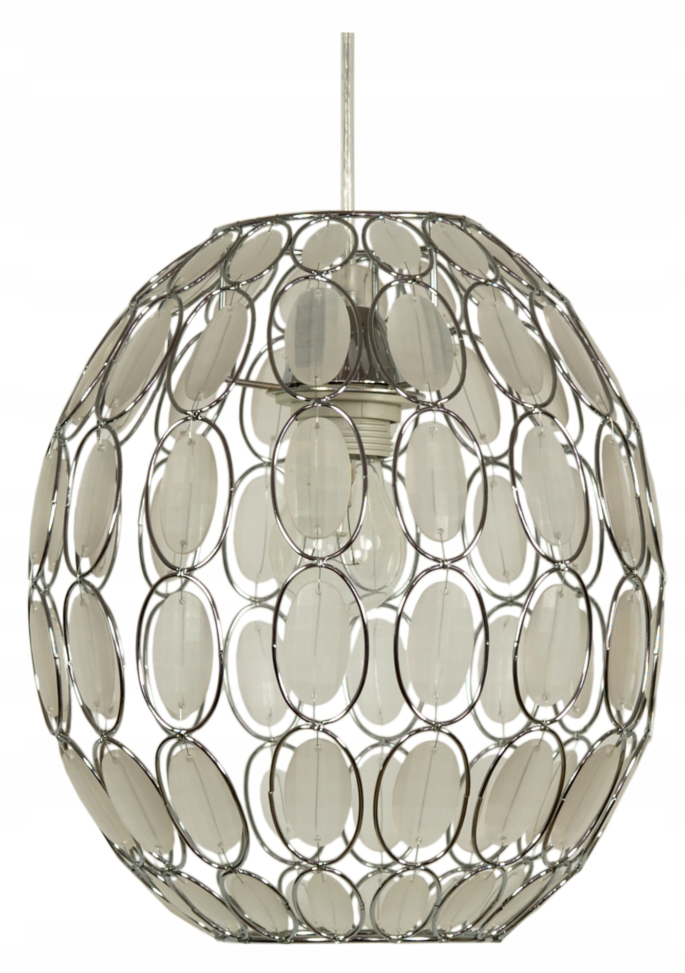 Selma Závěsná lampa 25 1x40W E27 bílá lanko