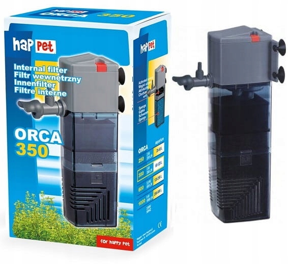 

Happet Orca 350 Filtr Wewnętrzny 120l 350l/h 4W