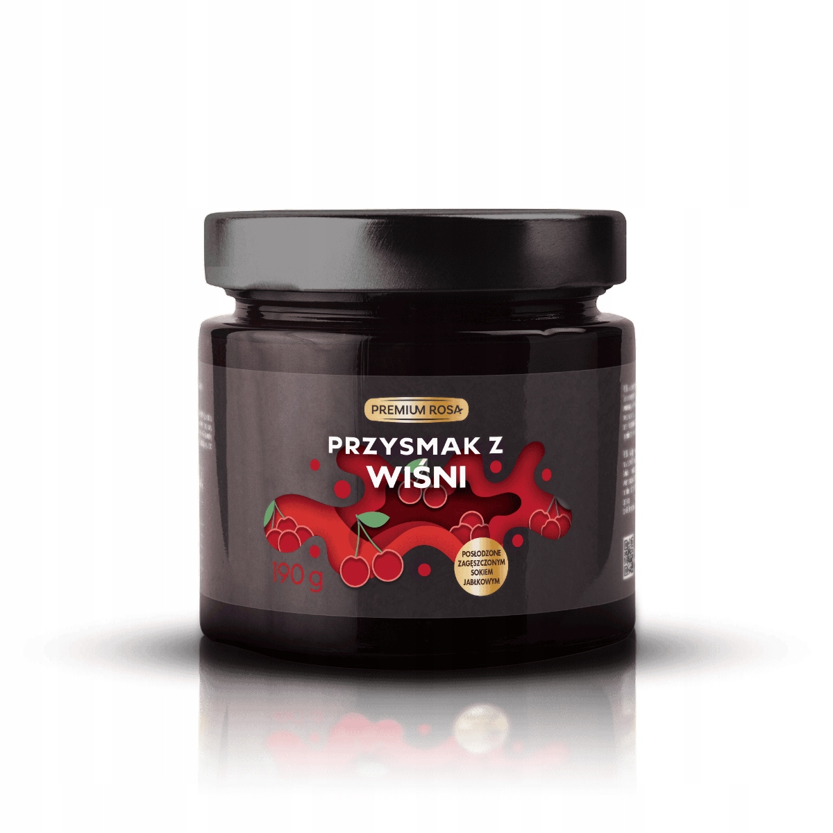 4x Premium Rosa Pochoutka z třešní zavařenina 190 g