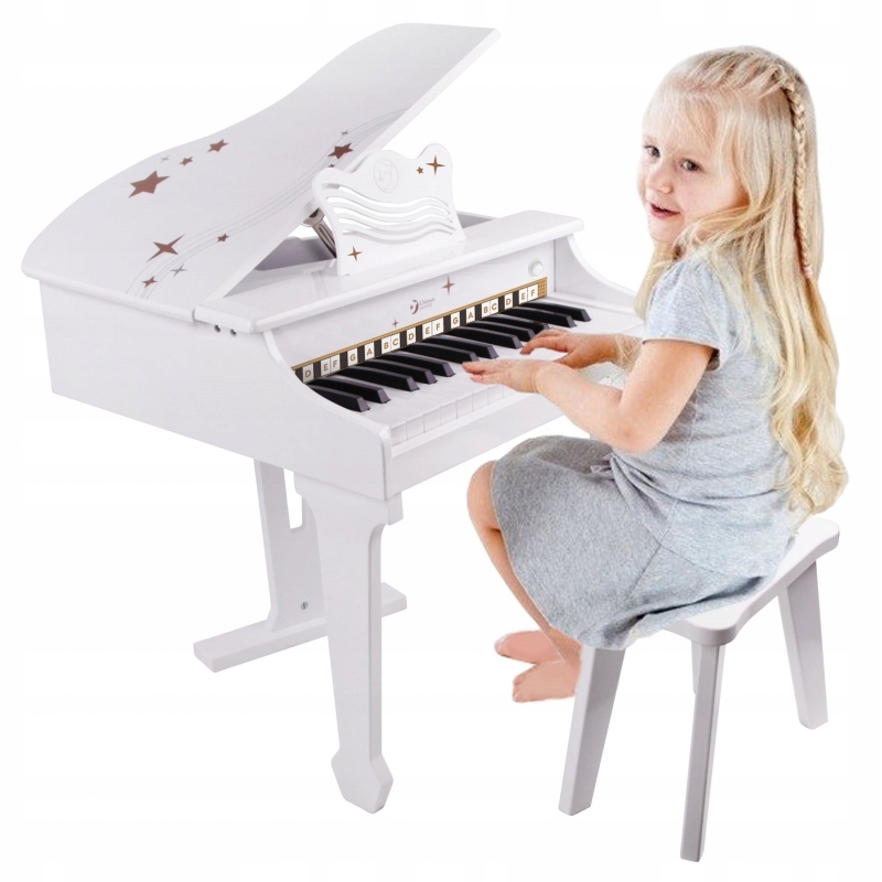 

Duże Pianino Fortepian dla dzieci z Krzesełkiem