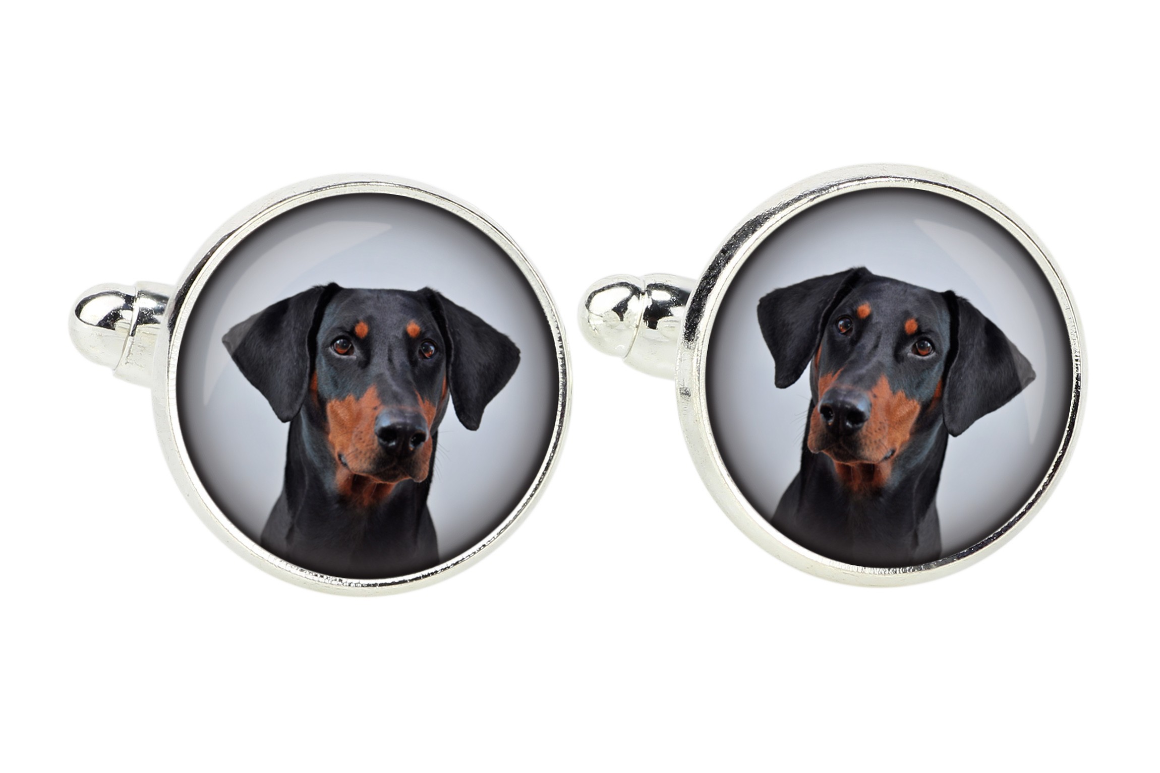 

Dobermann Spinki do mankietów Twoje zdjęcie foto