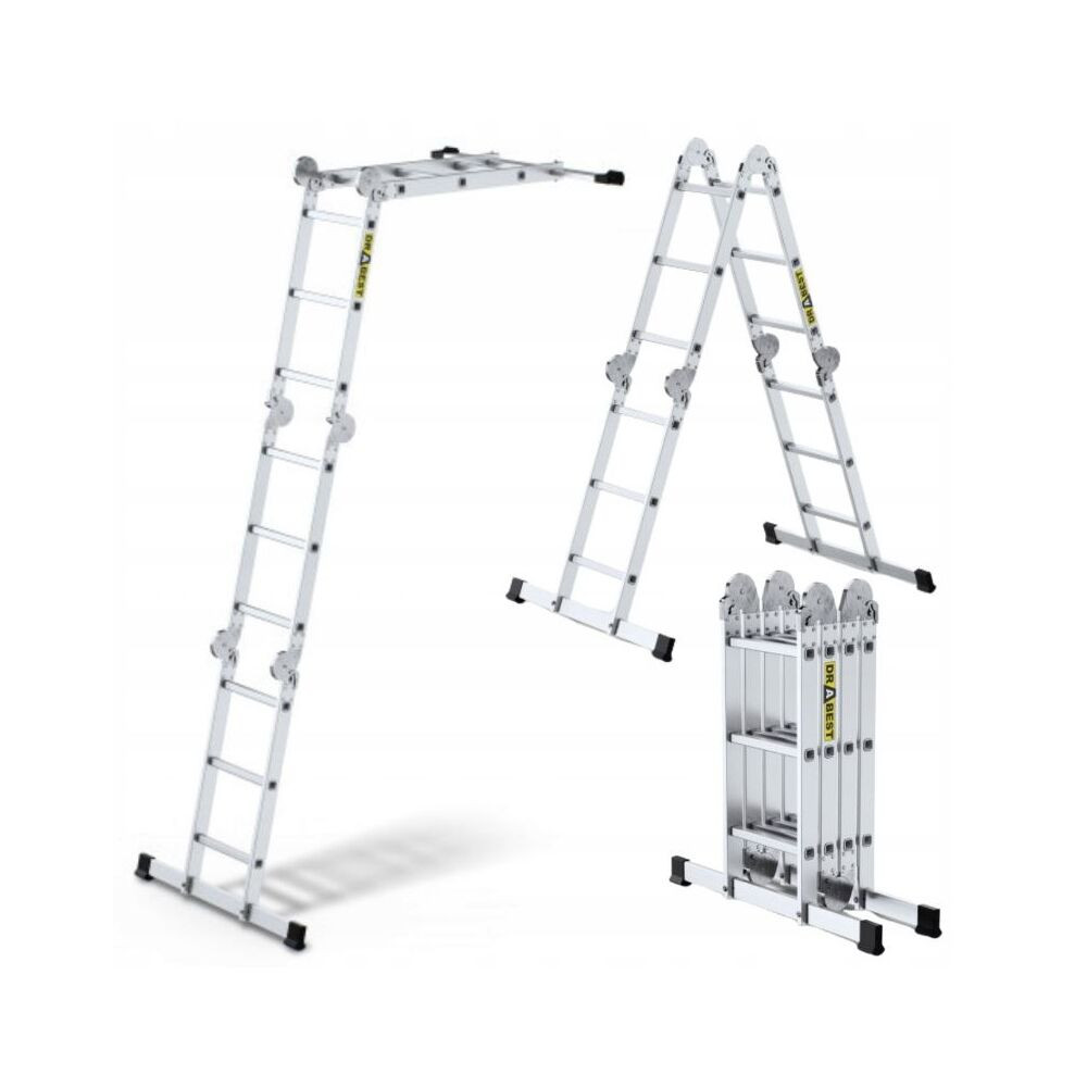 Multifunkčný rebrík 4x3 priečky Drabest DU4x3 Basic