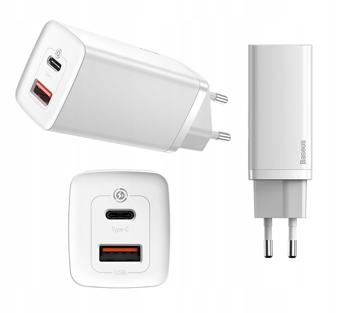 Ładowarka sieciowa Baseus GaN2 65W USB USB-C Typ C