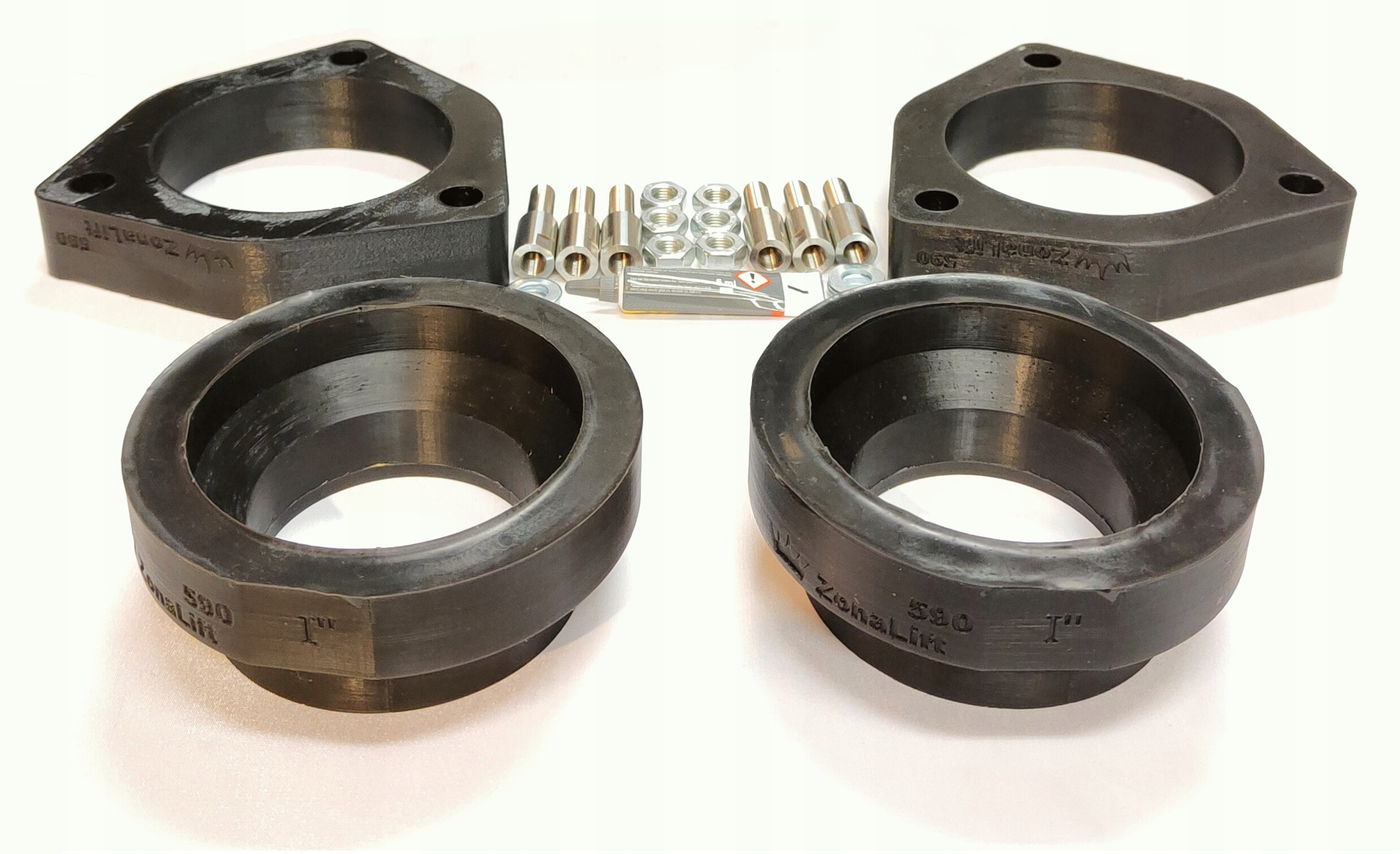 590 30mm - Hyundai Santa Fe и шайбы лифт пружины + 30 мм